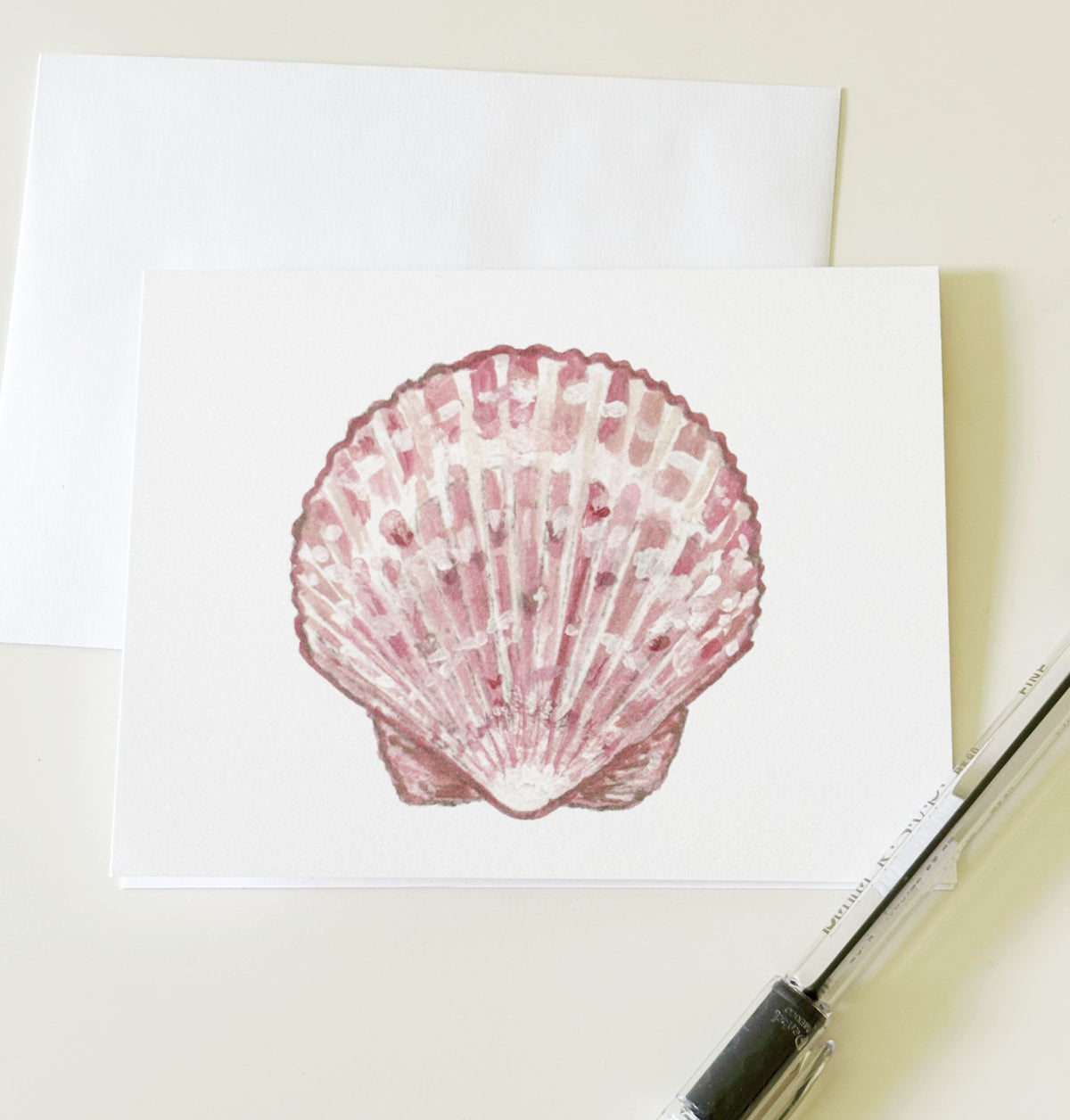 Beach notecards, set of 8