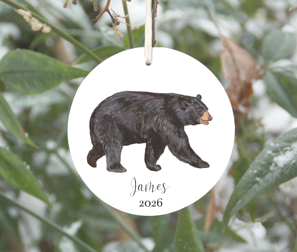 Black Bear Ornament