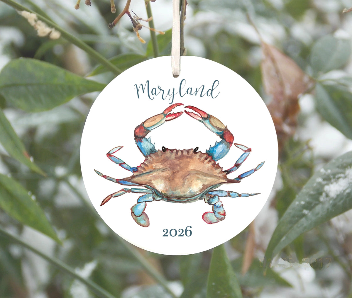 Blue Crab Ornament