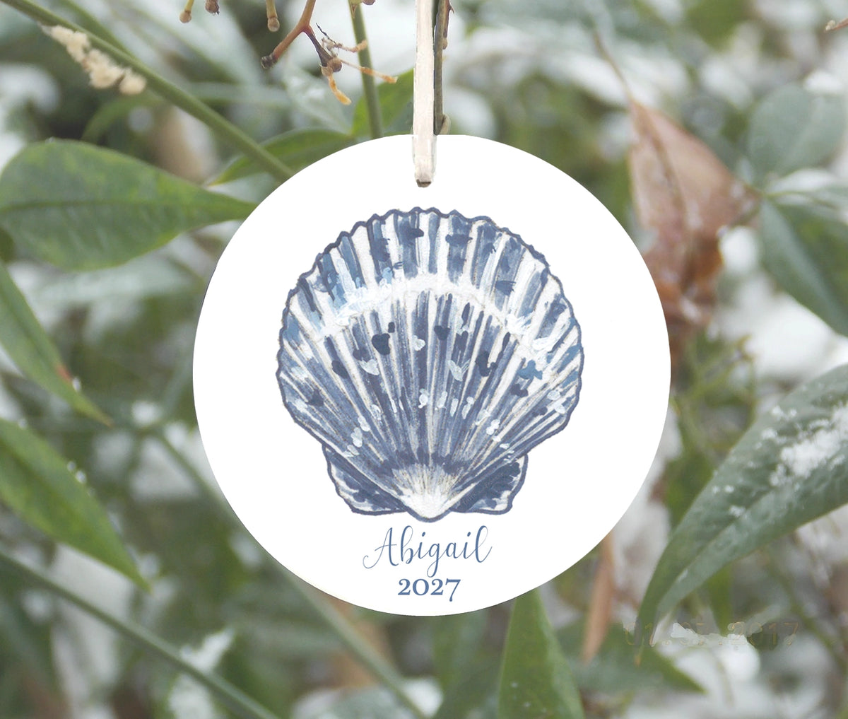 Scallop Shell Ornament