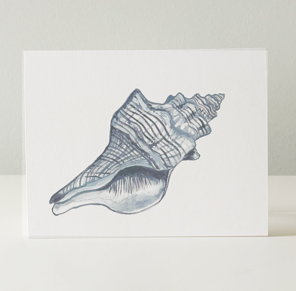 Blue and white beach notecards, set of 8