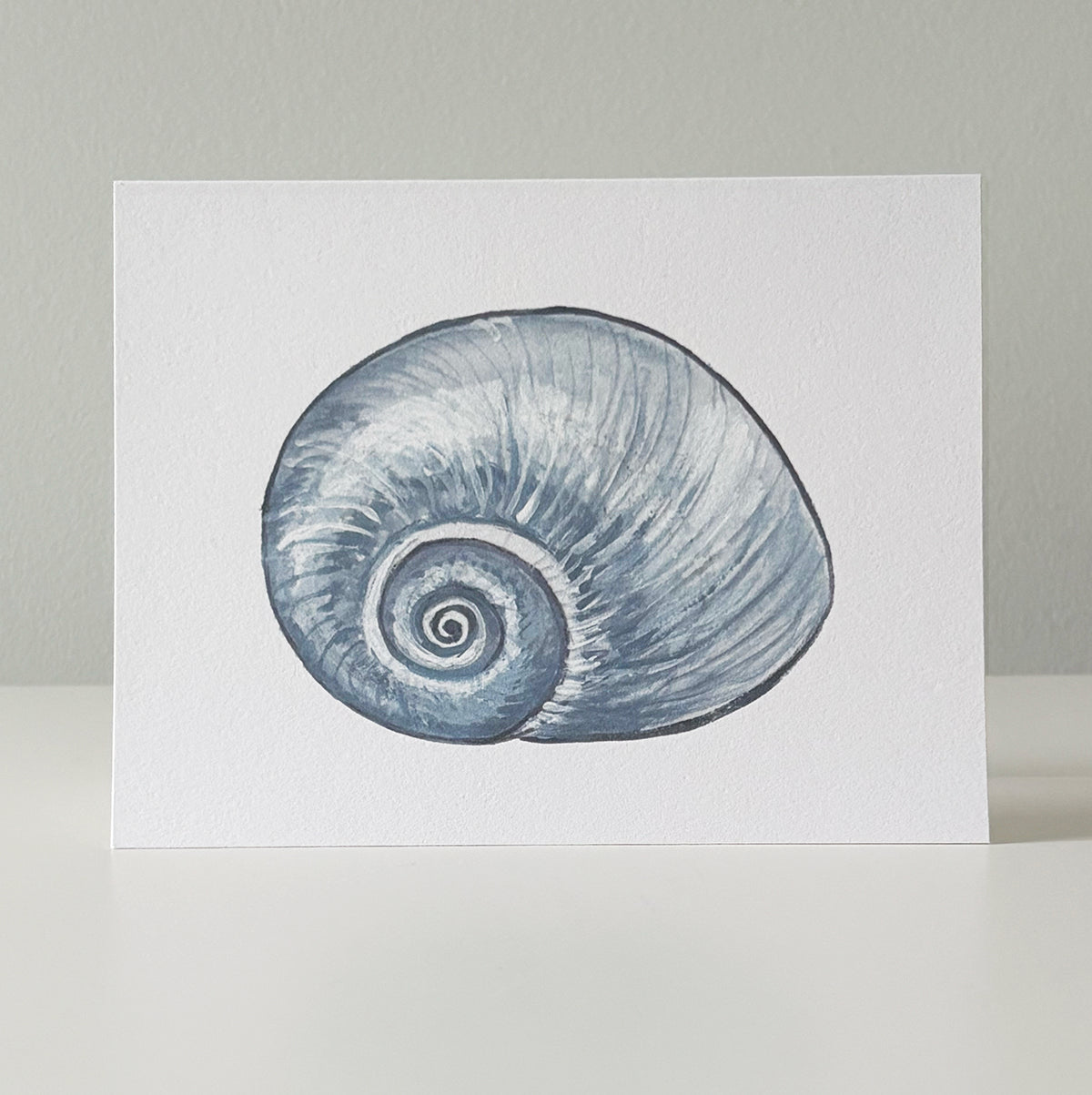 Blue and white beach notecards, set of 8