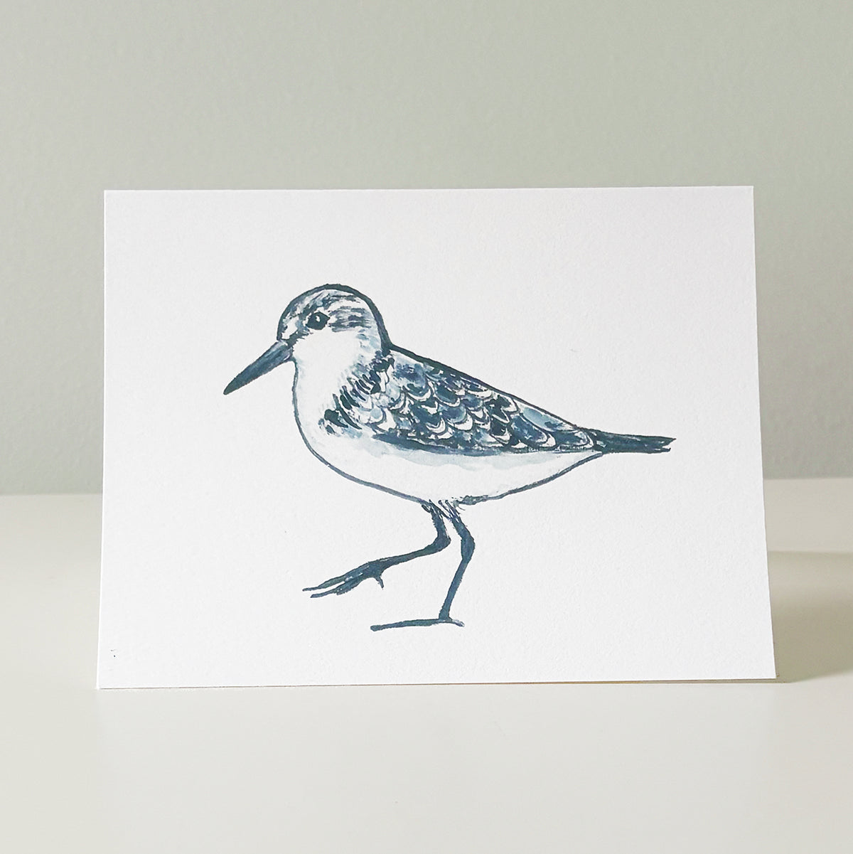 Blue and white beach notecards, set of 8