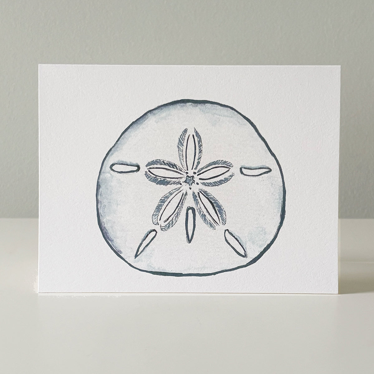 Blue and white beach notecards, set of 8