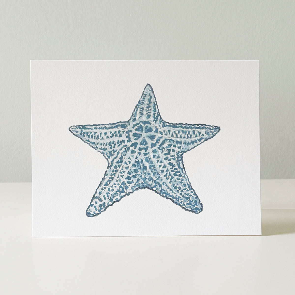 Blue and white beach notecards, set of 8