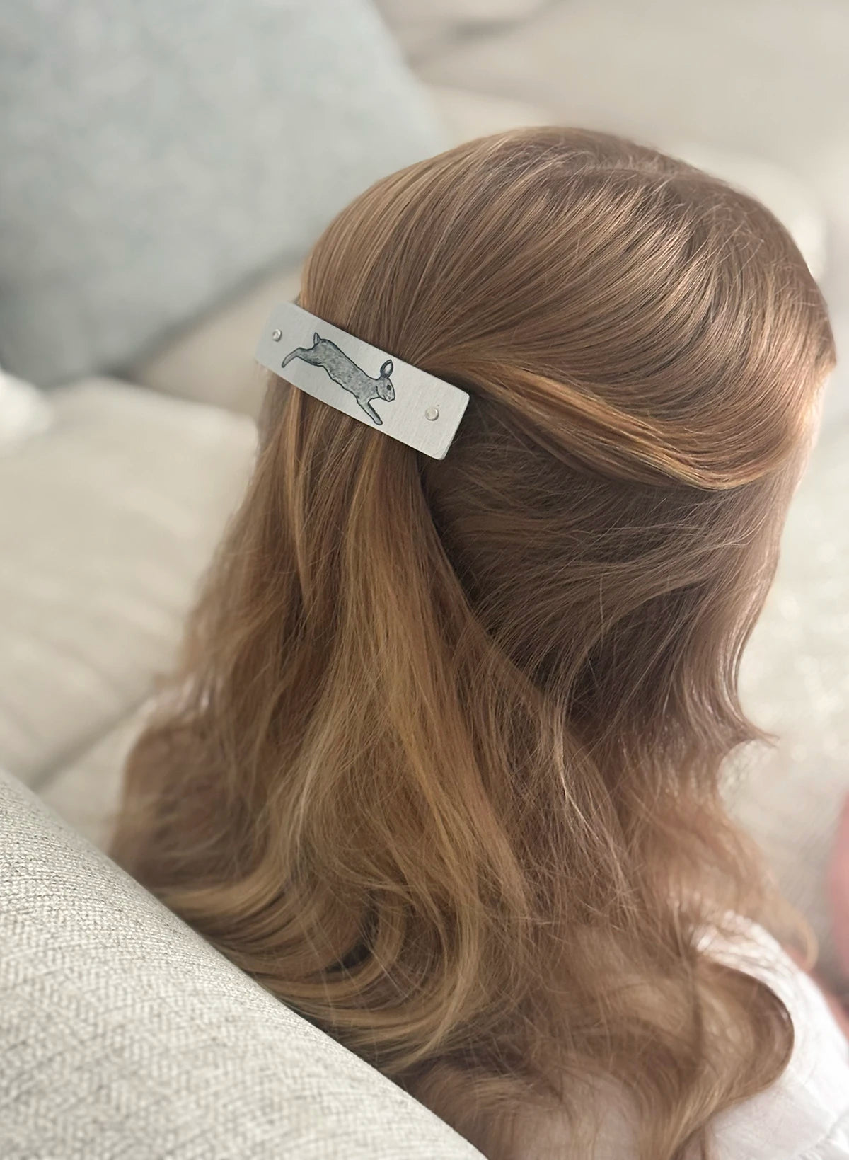 Bunny French Barrette Hair Clip