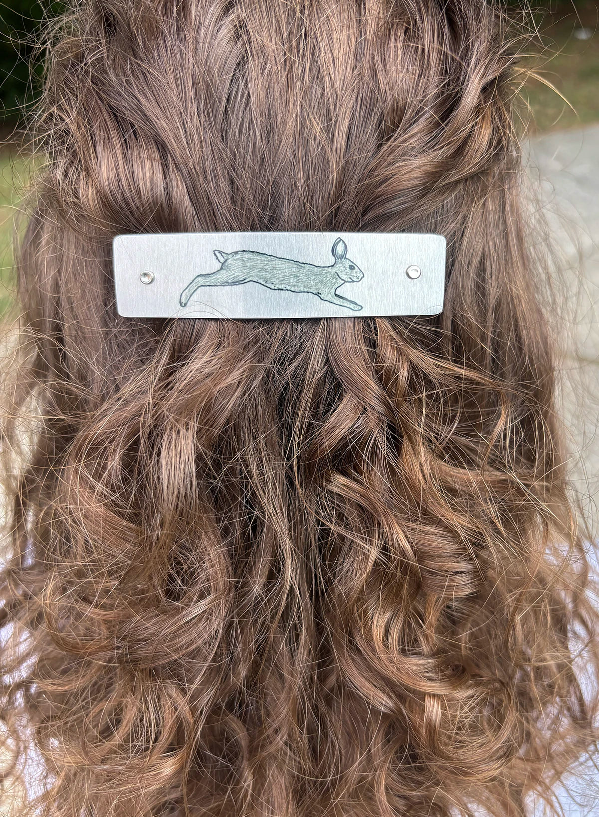 Bunny French Barrette Hair Clip