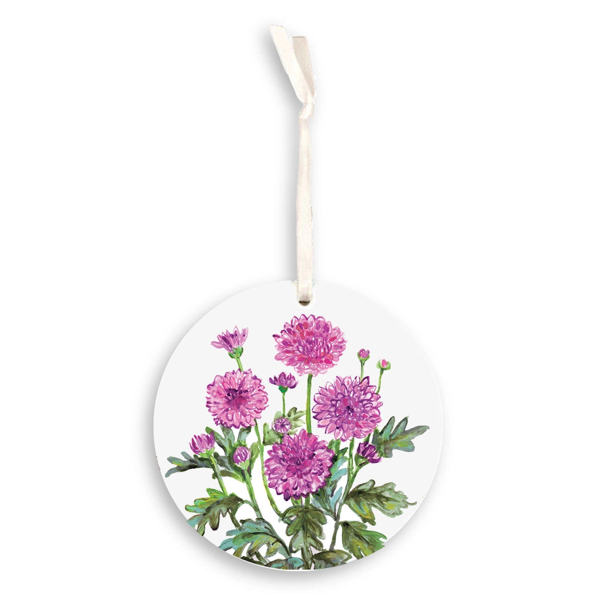 Chrysanthemum Ornament, November Birth Flower