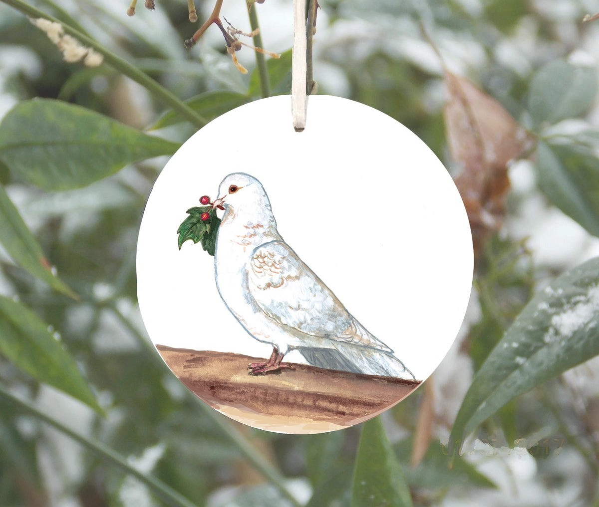 Dove Bird Ornament