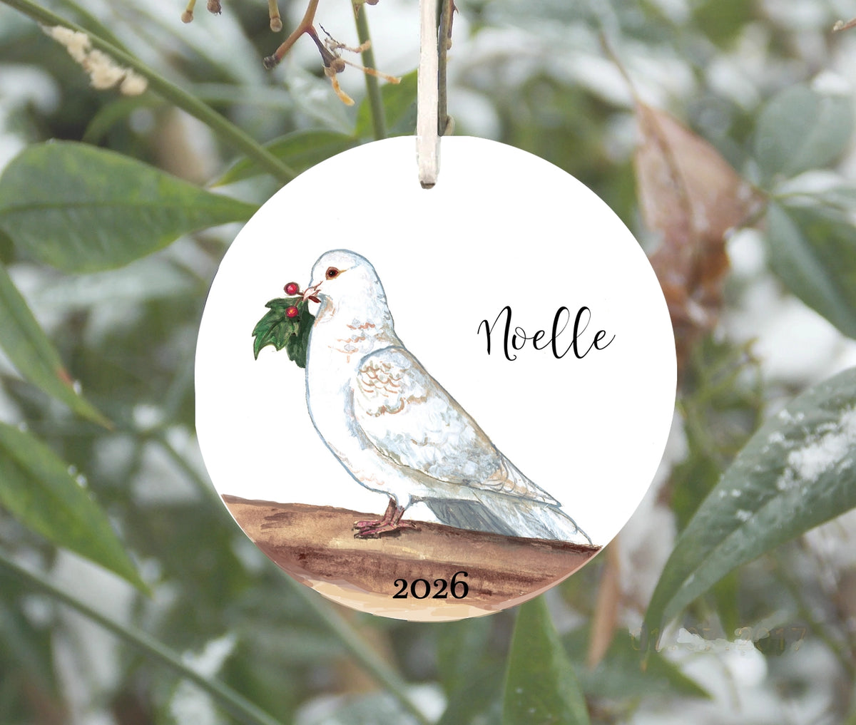Dove Bird Ornament