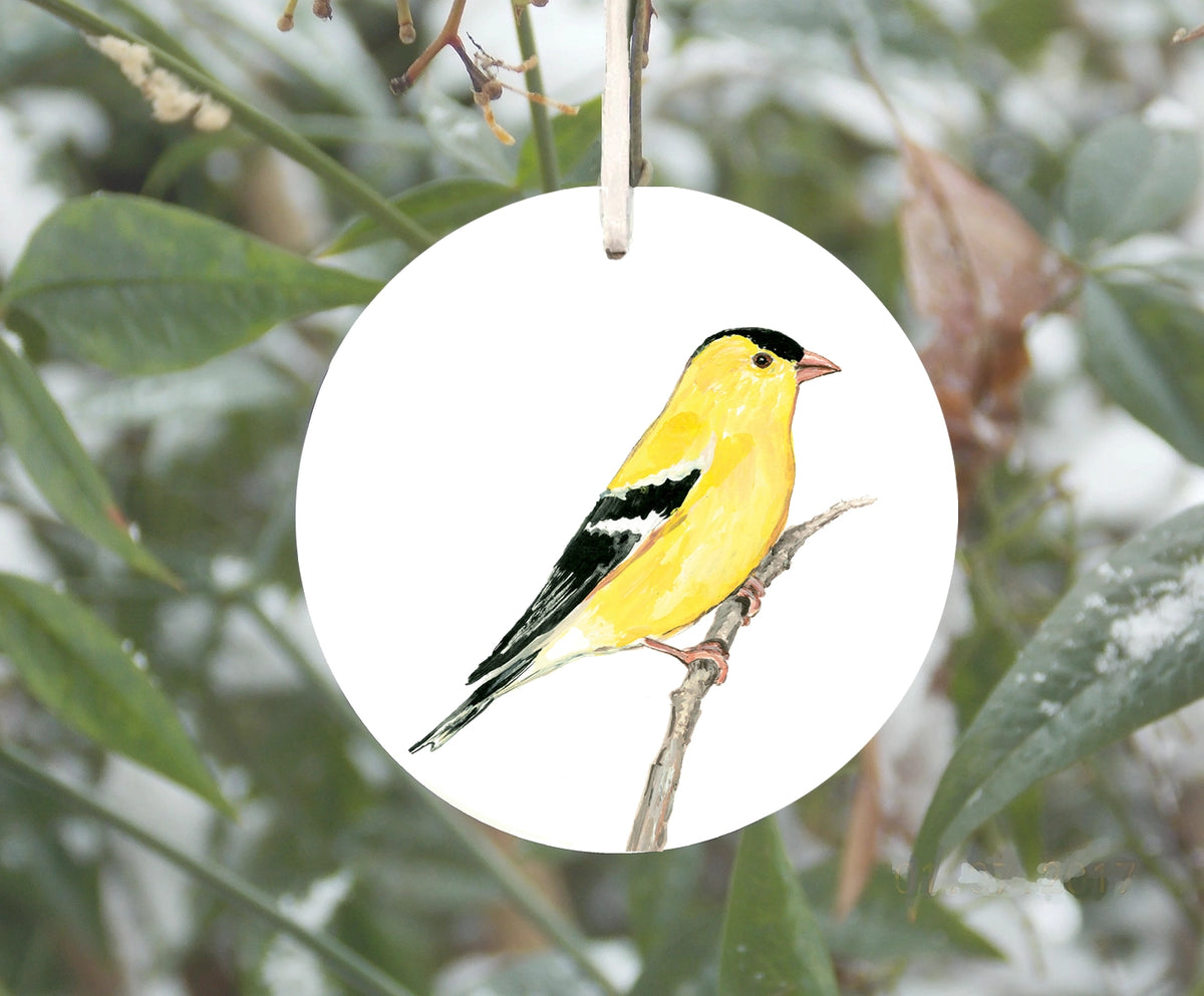 Goldfinch Bird Ornament