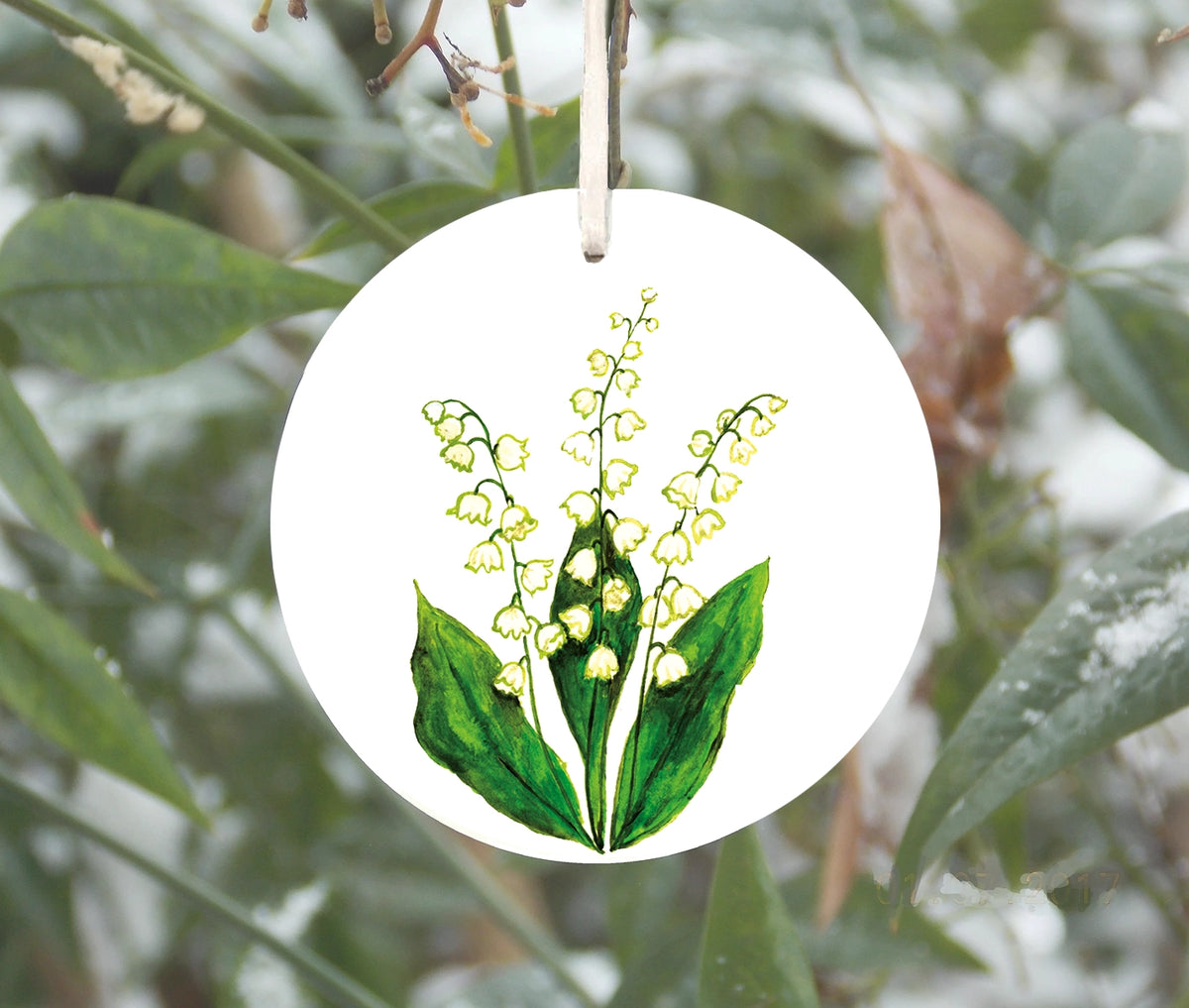 Lily of the Valley Ornament, May Birth Flower
