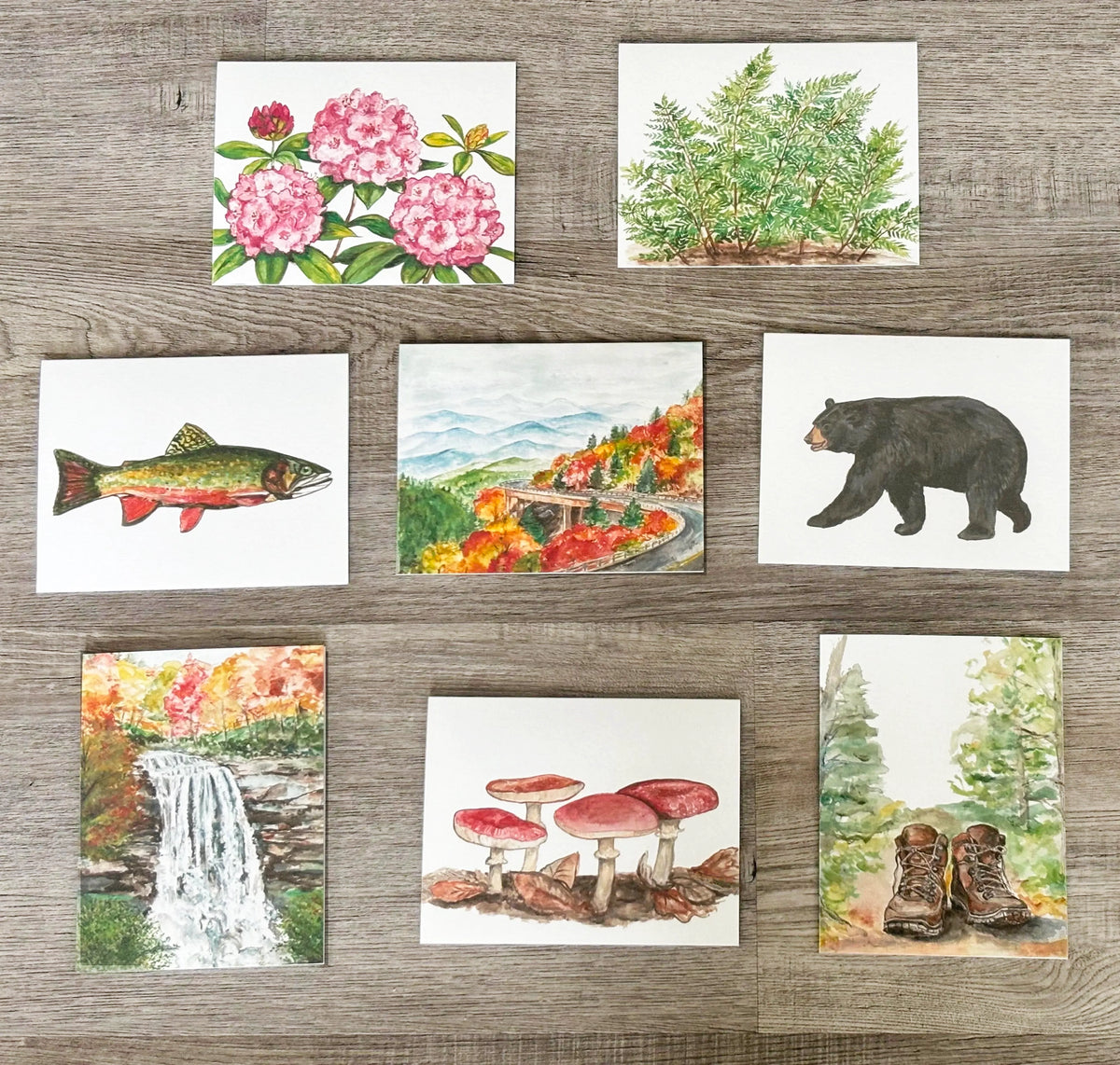 Mountain Notecards, set of 8