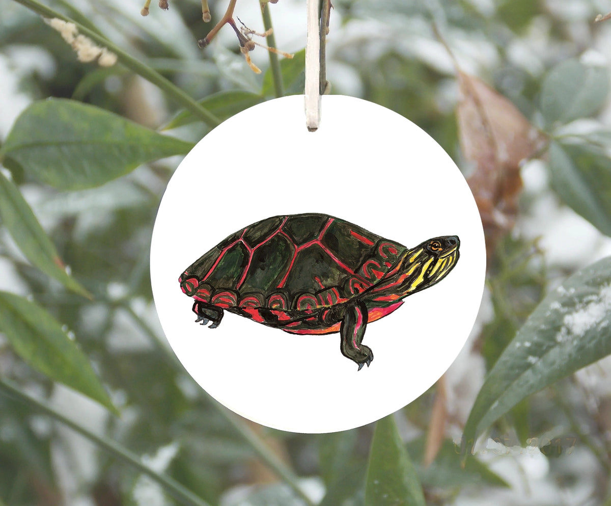 Painted Turtle Ornament
