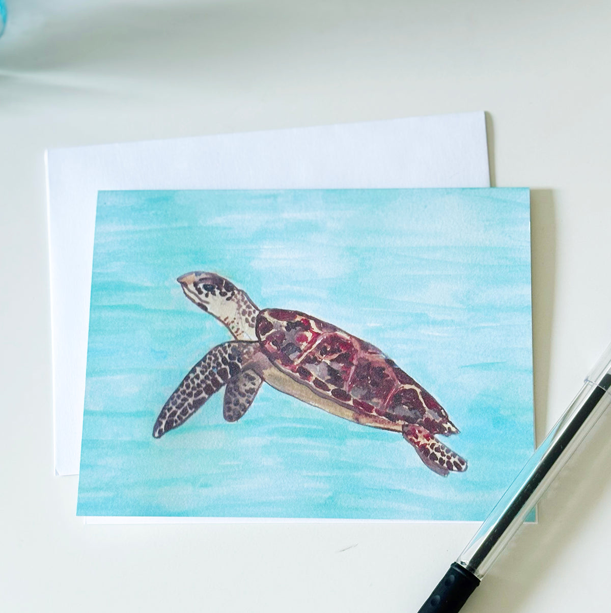 Sea Turtle Notecards, set of 8