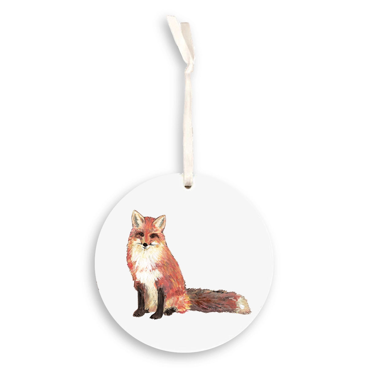 Sitting Fox Ornament