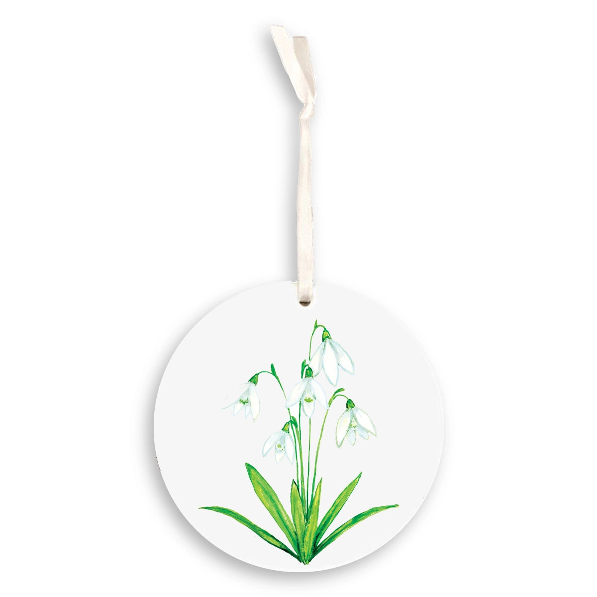 Snowdrop Ornament, January Birth Flower