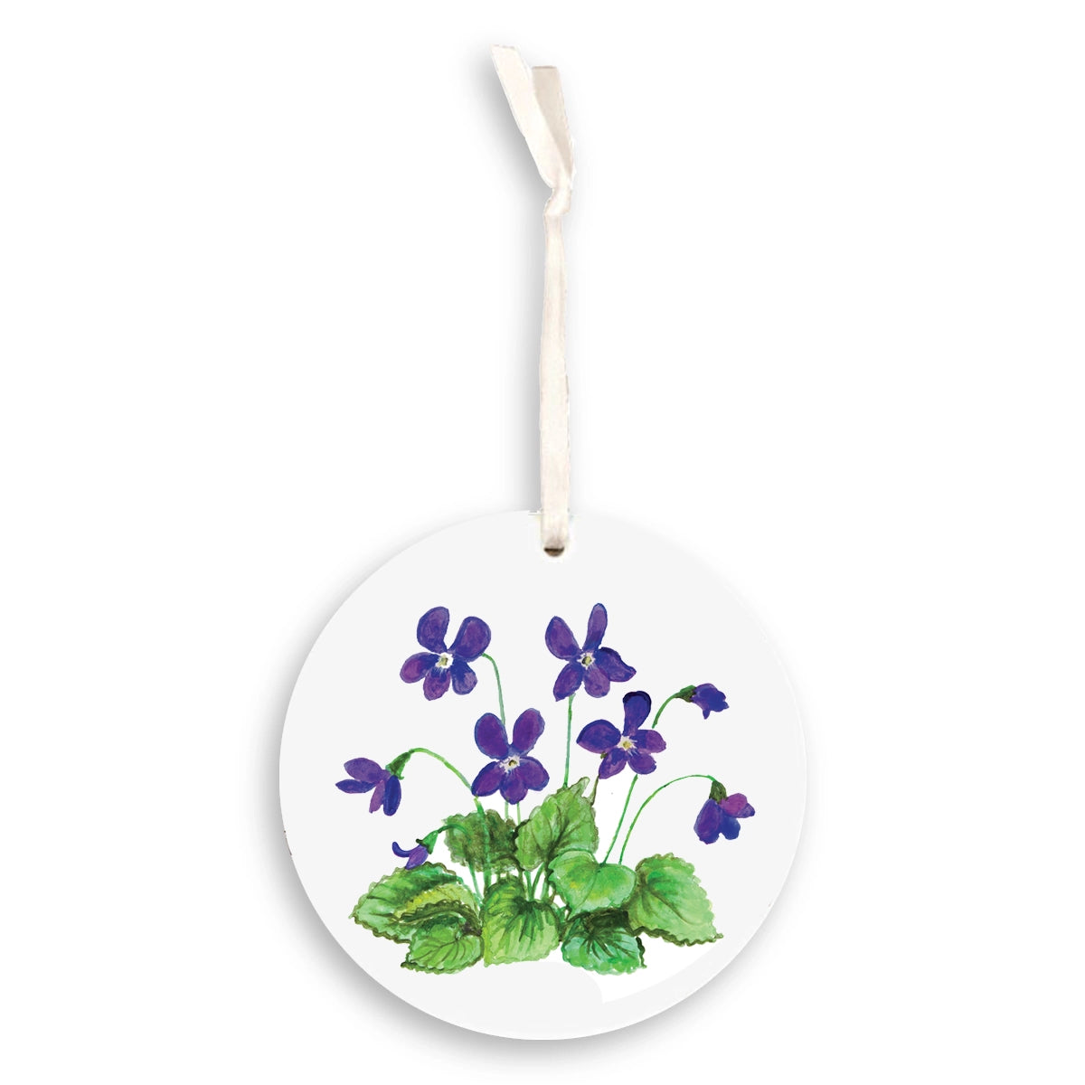 Violet Ornament, February Birth Flower