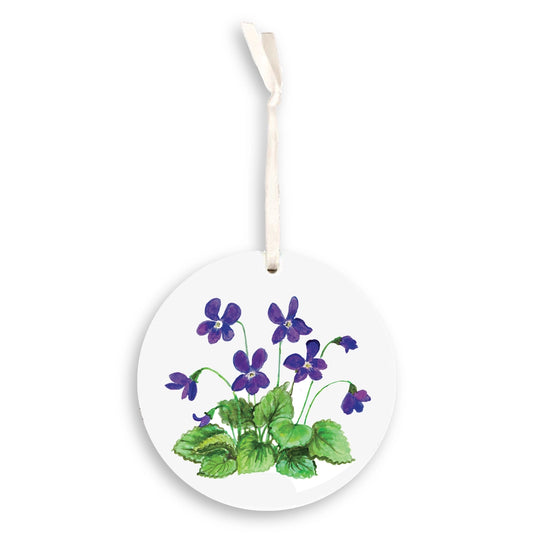 Violet Ornament, February Birth Flower