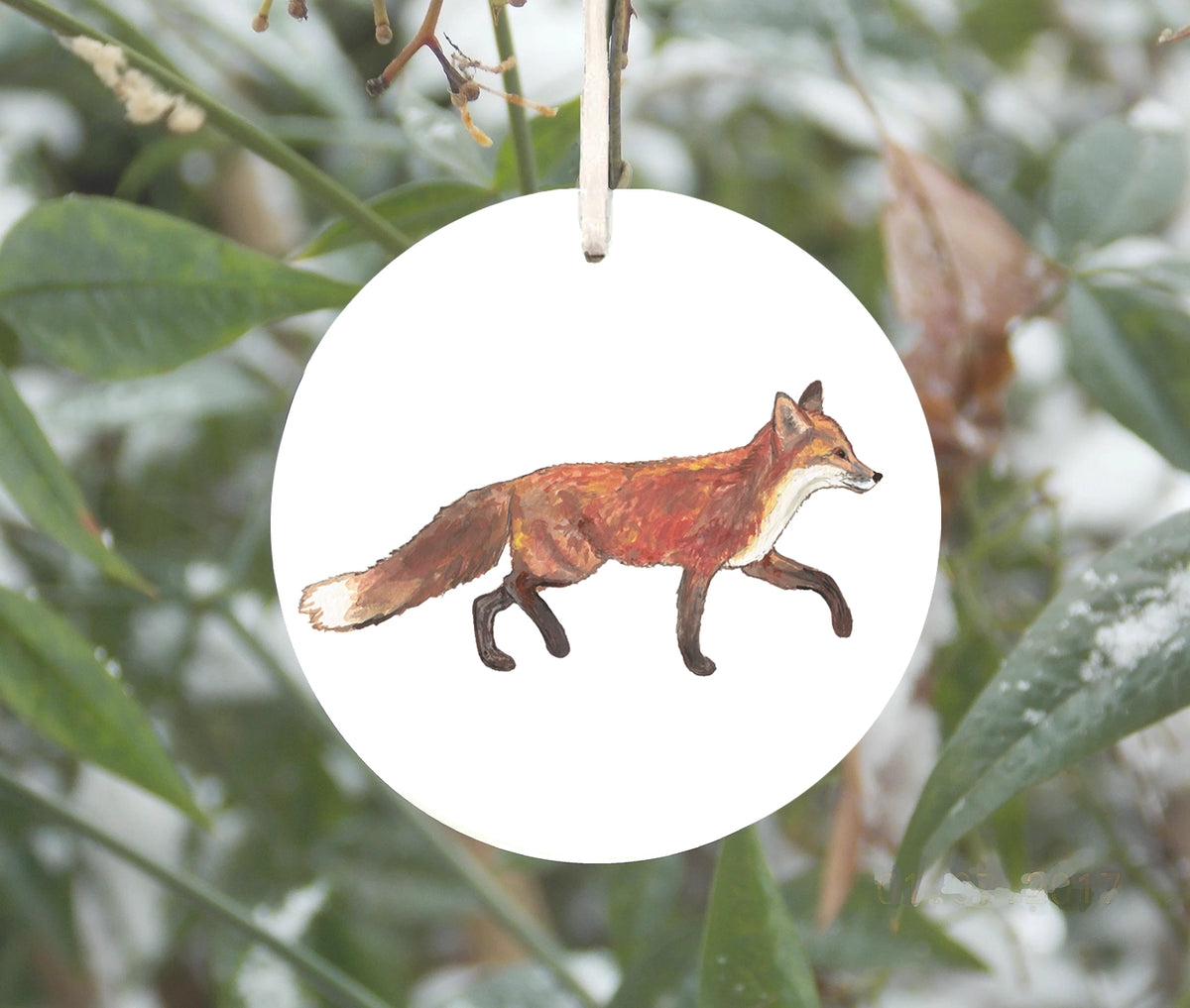 Walking Fox Ornament