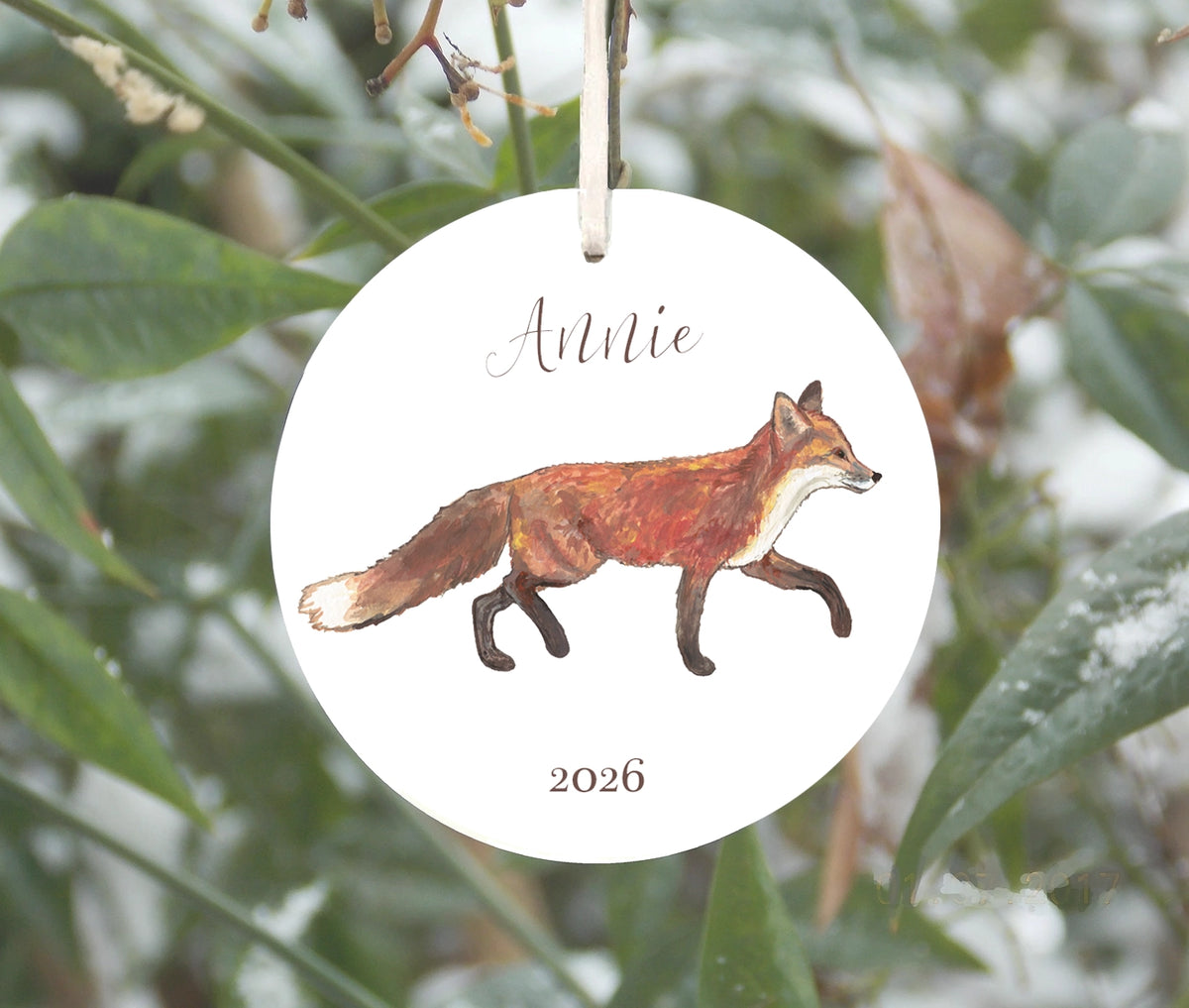 Walking Fox Ornament