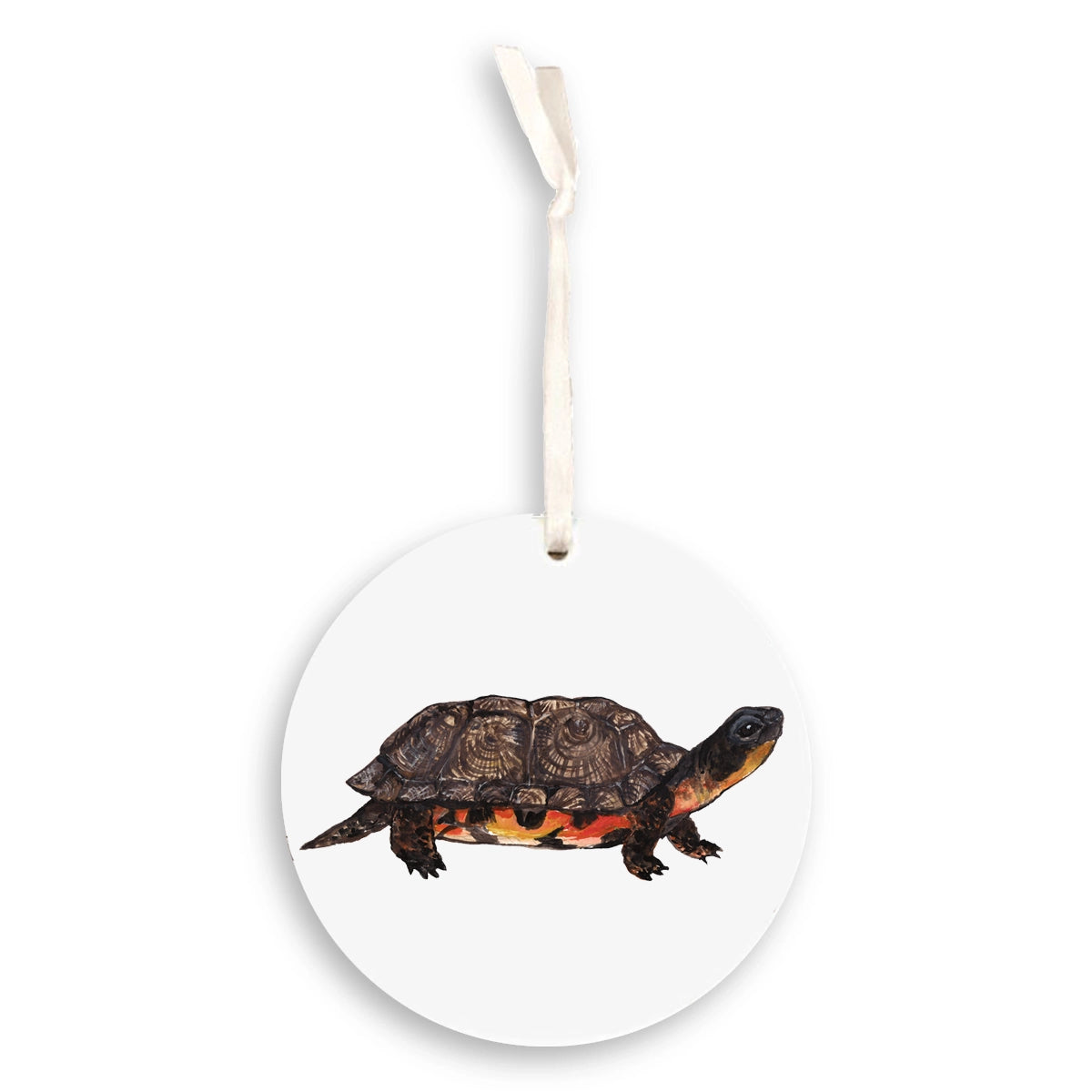 Wood Turtle Ornament