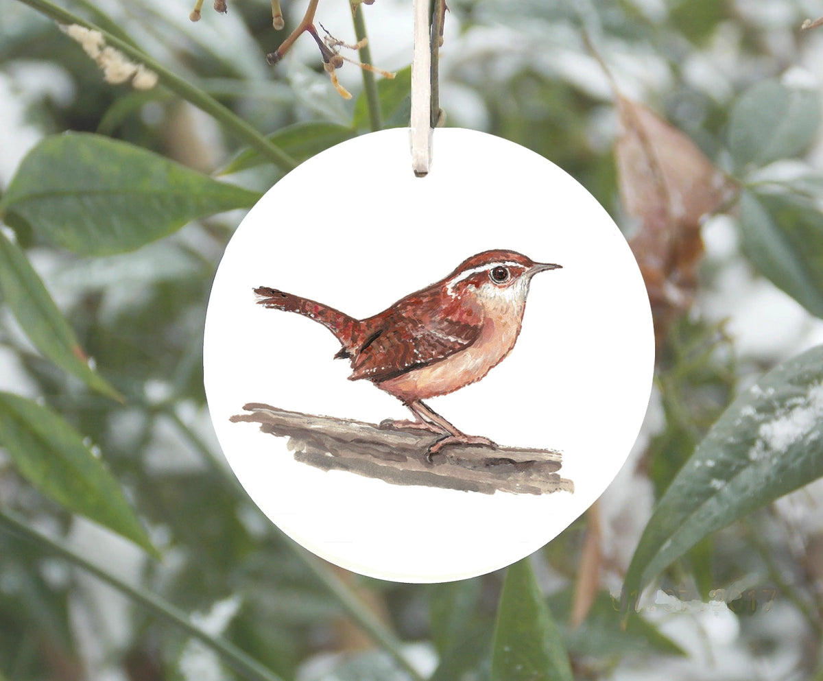 Wren Bird Ornament