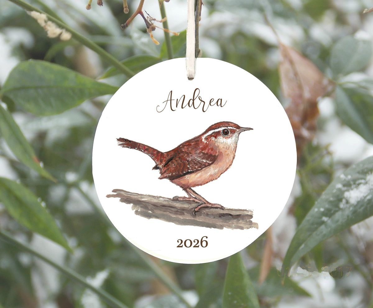 Wren Bird Ornament
